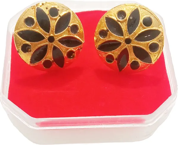 (Pack_Of_2)_Assamese_Traditional_Black_Earring_Copper_Earring_Set_For_Girls_&_Women